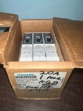 3 NEW SIEMENS NGB1B020 1 POLE 20 AMP BREAKERS  S14