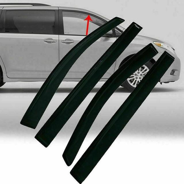 For Toyota Sienna 20112016 window visors sun guards rain deflectors