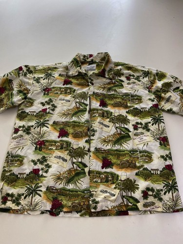 David Carey Merlot Winery Estate CAMP SHIRT Large L
