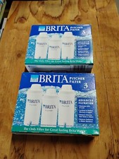 (6 Count Pack) Brita Replacement Water Filters for Brita Water Pitchers