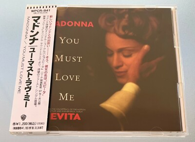 Madonna You Must Love Me W/obi Japan CD 1996 Wpcr841 Like