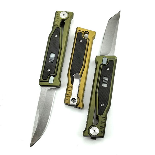 D2 Blade Folding Pocket Knife Aluminium G10 Handle EDC Outdoor Camping MultiTool - Picture 10 of 18