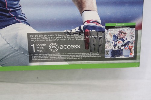 EMPTY BOX Microsoft Xbox One S Madden NFL Football 17 Edition Sleeve Retail Box - Picture 12 of 12