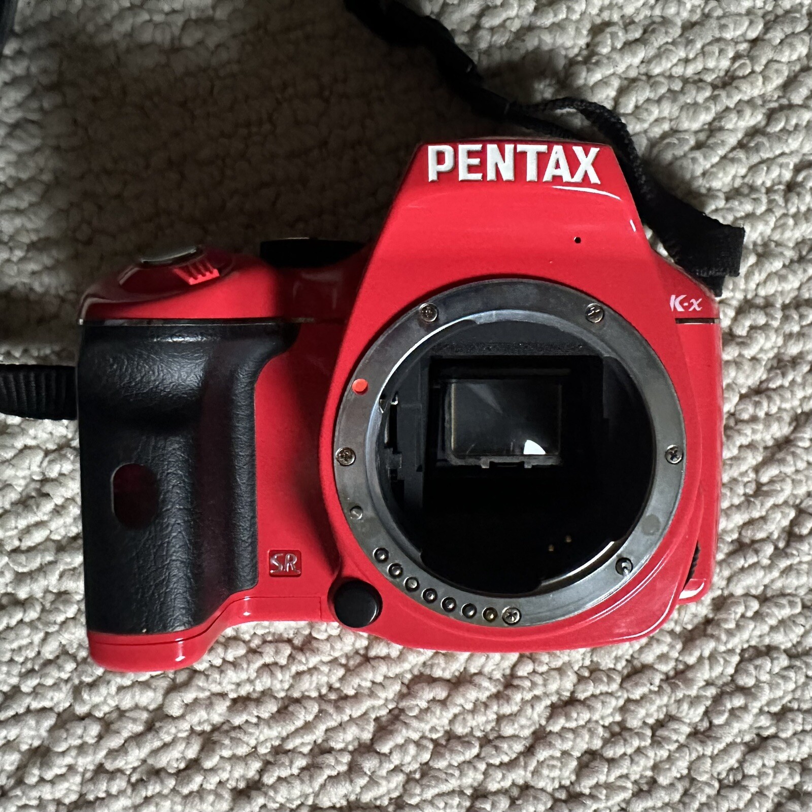 PENTAX K x Digital SLR Camera Red (Kit with 1855mm Lens) eBay