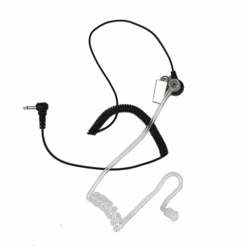 Listen Only 3.5mm Acoustic Tube Earpiece Headset for Speaker Mic Microphone New - Picture 4 of 4