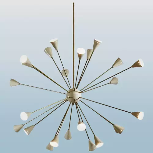 Sputnik brass ceiling on sale light