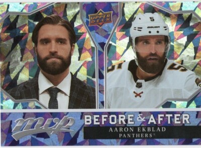 21-22 2021-22 UD MVP Aaron Ekblad Before & After INSERT #BA-20 Panthers