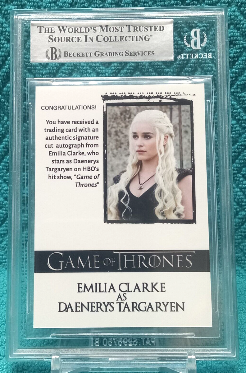 Game of Thrones Emilia Clare as Daenerys Targaryen Autograph