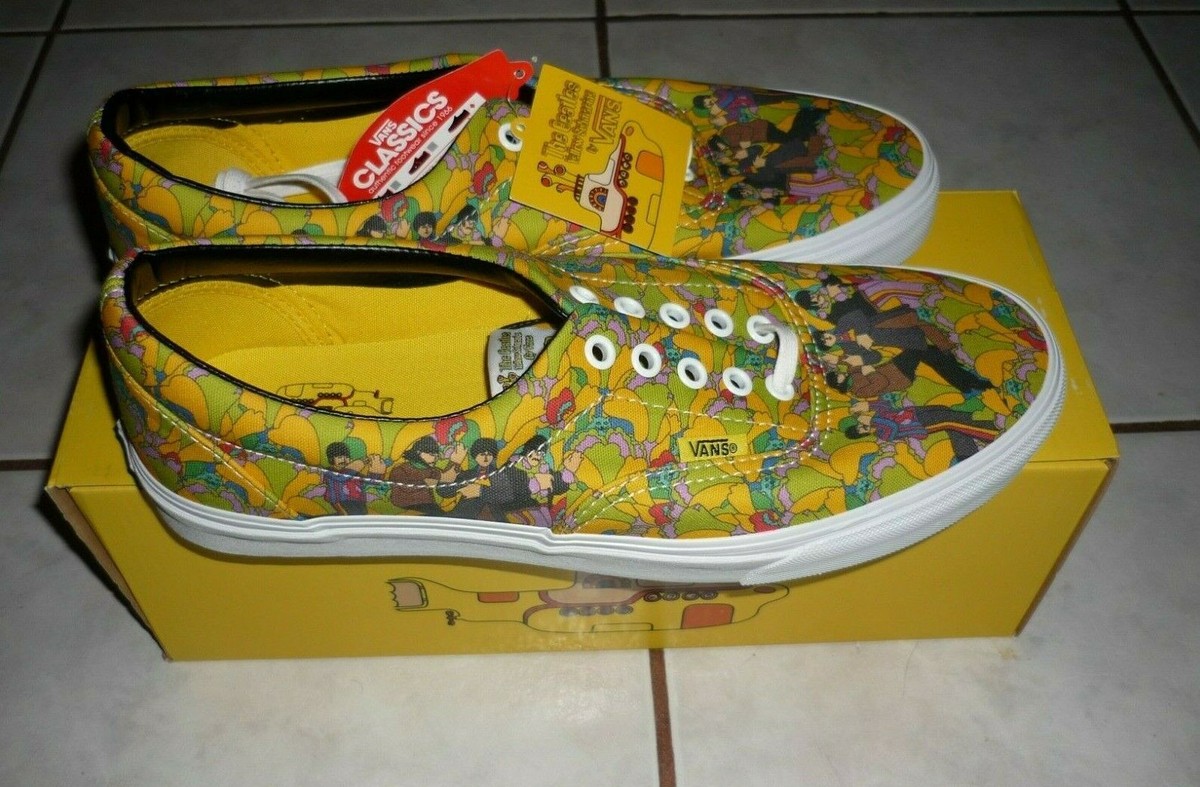 Original BEATLES Rare VANS Yellow Submarine Shoes! NEW IN