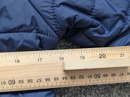 Peter Storm Puffer Jacket Womens 8 Blue Hooded Outdoor Blisco II Walking Pockets - Picture 12 of 15