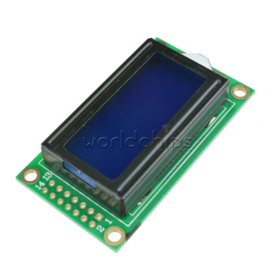 10pcs LCD 8x2 Character LCD Display Module 5V LCM Blue backlight For Arduino