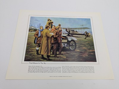 Trail-Blazers in the Sky WW1 Air National Guard print Heritage Collection FREE S
