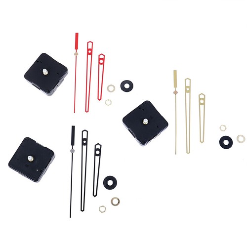 Quartz Wall Clock Movement Mechanism DIY Repair Part Kit Gold Long Shaft Nw C:*k