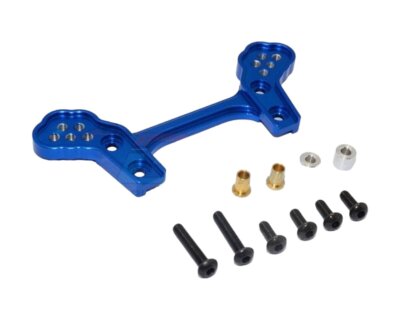 GPM Racing Alu Dämpferbrücke blau vorne für Tamiya DT03 GPMDT3028B 