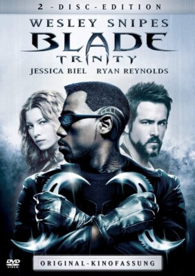 2x DVD BLADE: TRINITY Wesley Snipes, Kris Kristofferson, Jessica Biel 2004 NEU