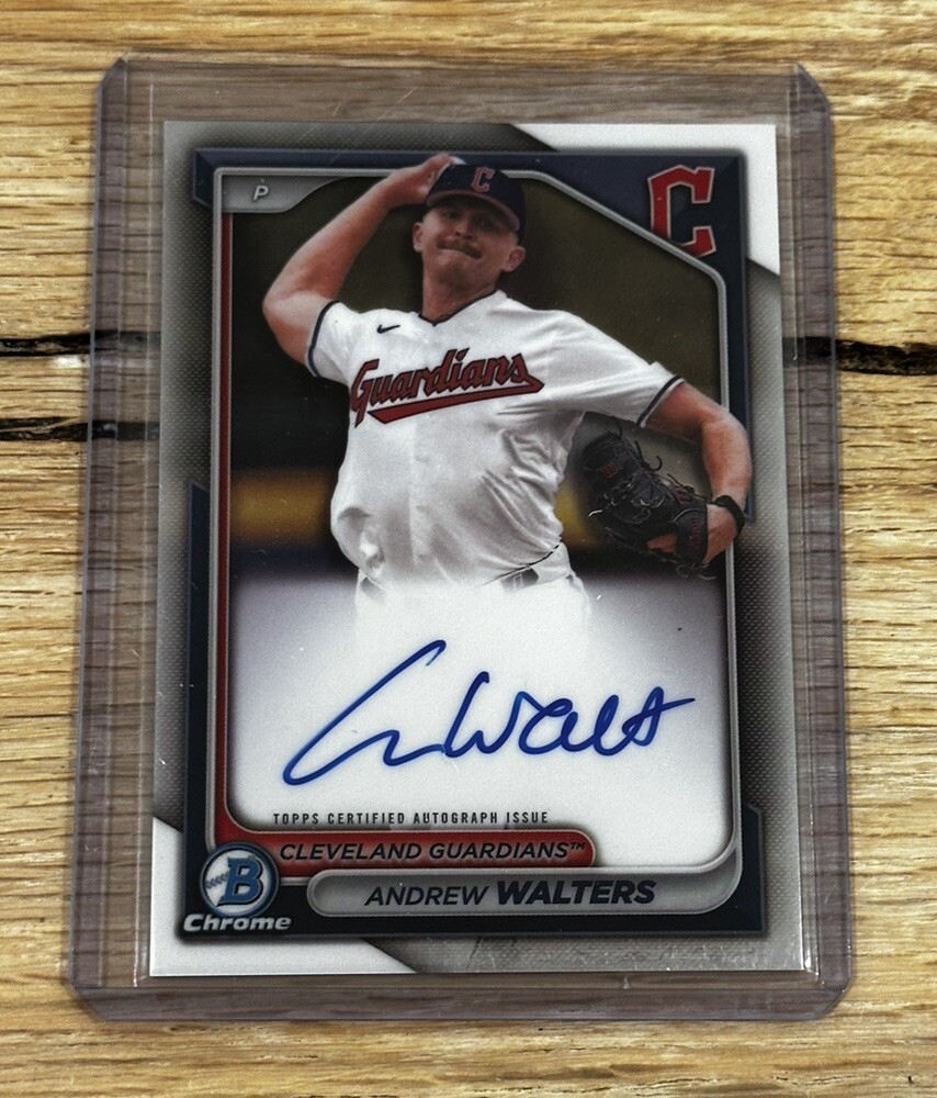 ANDREW WALTERS 2024 Bowman Chrome #CPA-AW PROSPECT AUTO Rookie Guardians
