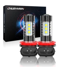 LED Fog Light Bulbs H8 H16 H11 Fog Light Bulb White 6500K High Power DRL Lamps