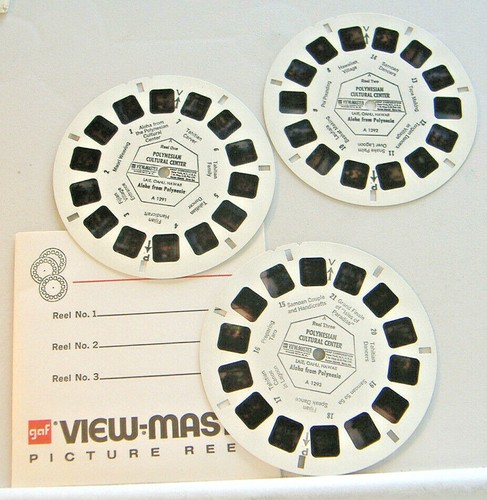 POLYNESIAN CULTURAL CENTER~LAIE OAHU HAWAII~VINTAGE VIEW-MASTER PACKET NO A 129 - Picture 3 of 6