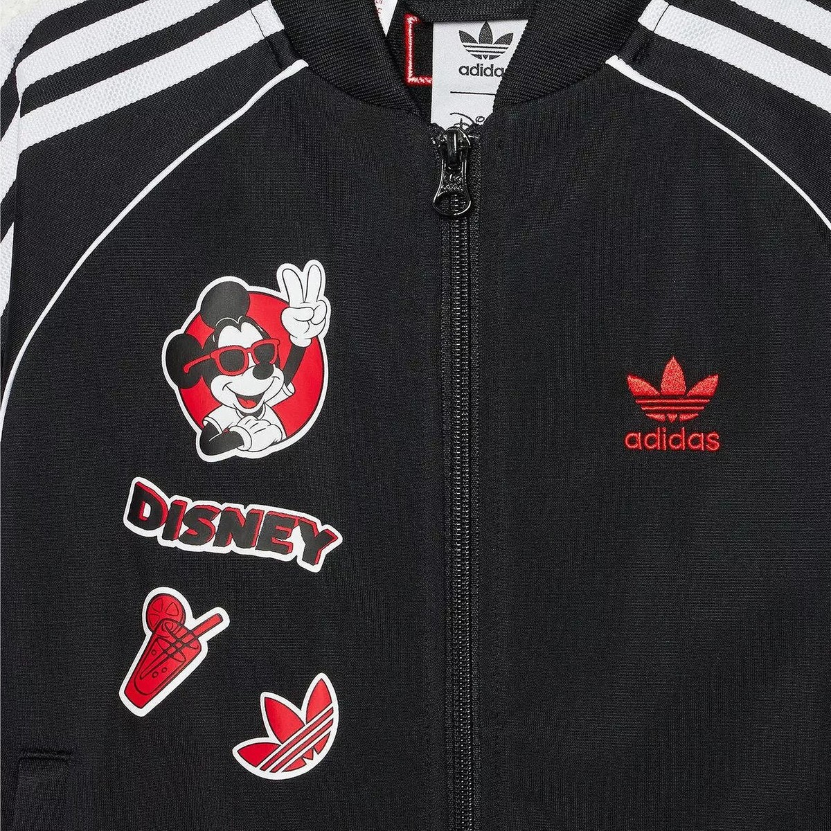 adidas × Disney SUPERSTAR SST J MICKEY Adidas X Disney Sst Top Micky Mouse Superstar Track Top