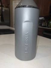 ViNGLACE Portable Wine & Champagne Chiller Insulator in Stainless Steel White