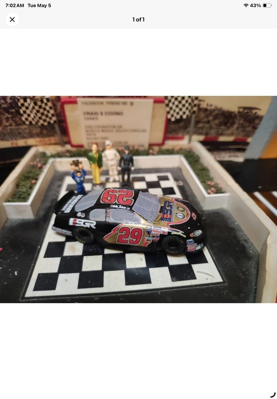CUSTOM RESIN TYCO HO SLOT CAR BODY- #29 ESGR  CHEVY