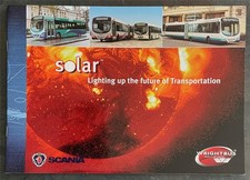 SCANIA Wrightbus Solar Fusion Bus Commercial Vehicle Sales Brochure  c2000s