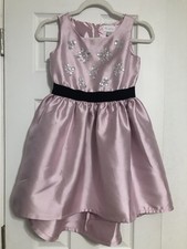 Children  s Place Pink Holiday Gem Fit Flare Dress Girls Size 10