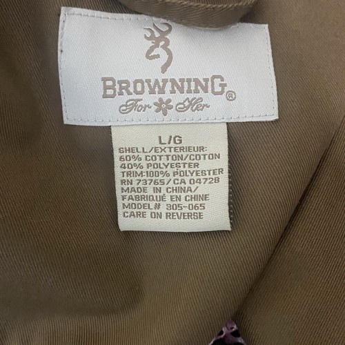Browning For Her Womens Size Large Reactar Shooting Vest Mesh Hunting Brown Pink - Picture 15 of 17