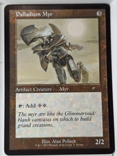 Palladium Myr - WPN & Gateway Promo - Magic the Gathering MTG Nice!