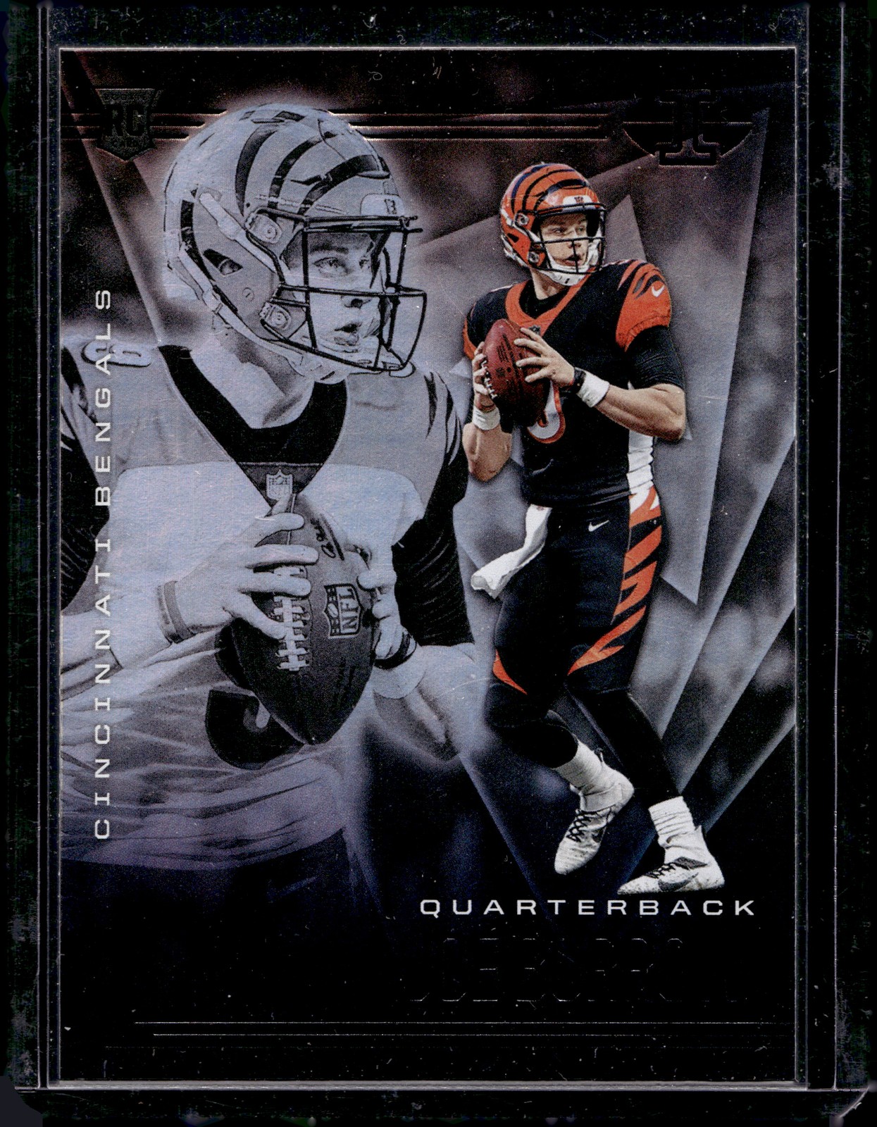 2020 Panini Illusions #5 Joe Burrow Rookie Cincinnati Bengals R02