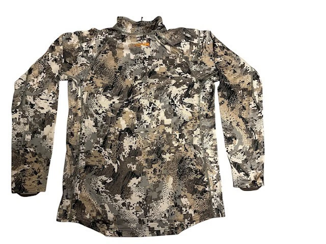 Mens SITKA Core Midweight Zip T - Polygiene 1/4 Zip - Large - Image 2 of 4