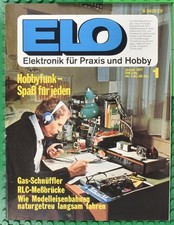 ELO Zeitschrift - Elektronik für Praxis und Hobby - Ausgabe Jan 1977 Nr 1 - Vint