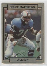1990 Action Packed Bruce Matthews #95 HOF 0t3