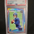 🔥SSP Super RARE JAXSON DART 100  Optic Rated Rookie #273 NFL 2025/PSA 9 POP 1