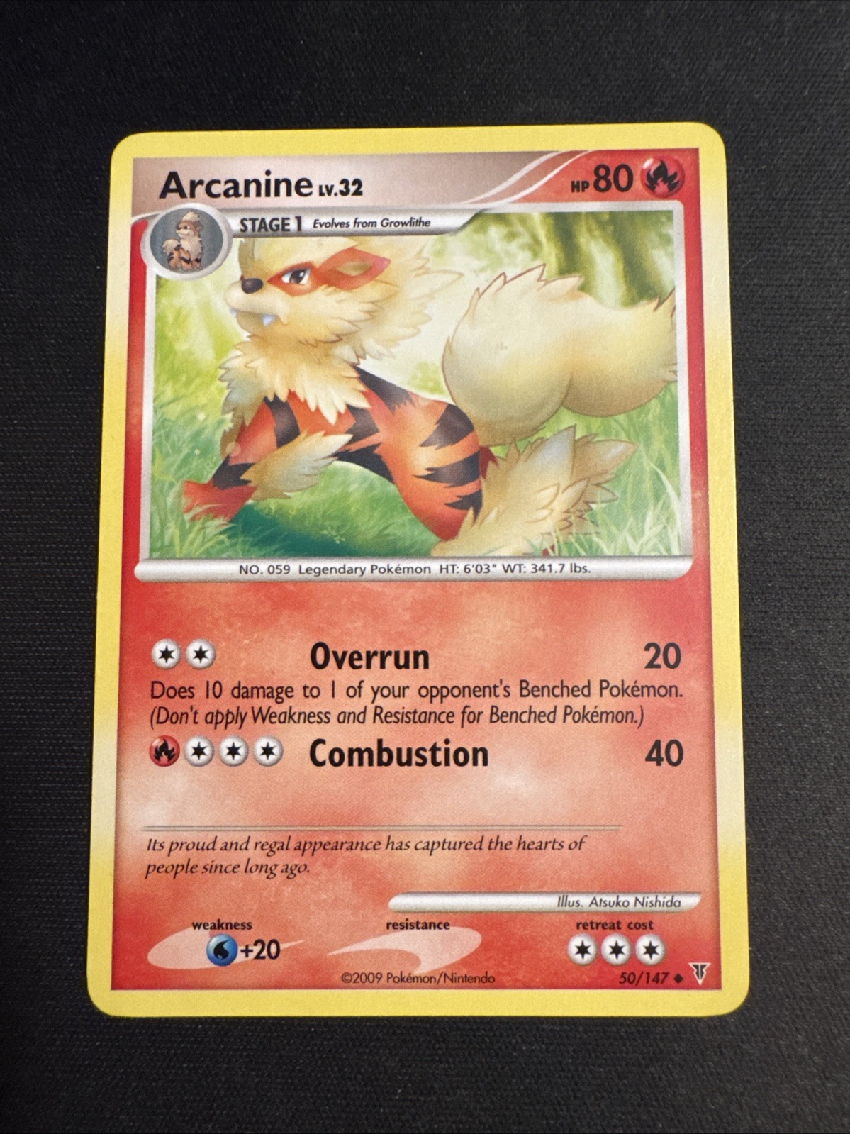 Arcanine Pokemon TCG Supreme Victors Uncommon 50/147