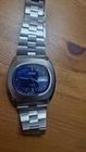 Vintage Seiko Automatic 7006-5000, Wristwatch Blue Dial
