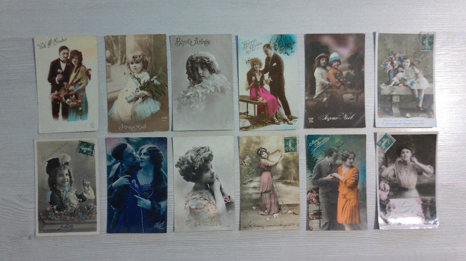 LOT NO. 17 100 postcard FANTASY child character all photographed
