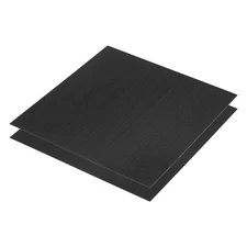 2 Pcs 3K Carbon Fiber Panel Sheets 300 x 300 x 0.5mm Board Plain Bright