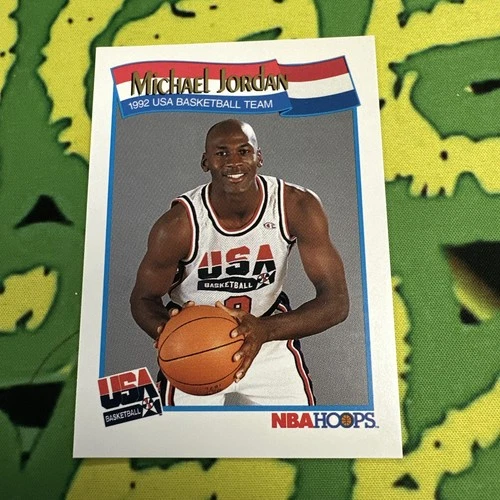 1991-92 NBA Hoops Michael Jordan #579 United States Basketball Card
