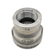 Thrifco 8318036 1 Inch x 3/4 Inch Black Steel Reducer Coupling