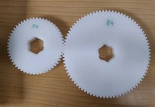 54T, 84T Colchester Student 1800 change gears, made to order from delrin.