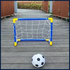 Lightweight Portable Micro Soccer Goal Set with Net Pump And Ball for