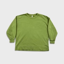 Lululemon Perfectly Oversized Crew Womens Size 10 Green Pullover Sweatshirt