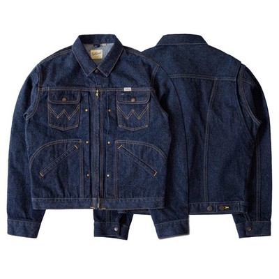 Red Tornado Men's Retro 24MJZ Denim Jacket Jean Outerwear 14OZ Slim Coat Cowboy
