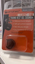 Protec Clarinet Oboe Thumb Rest Gel Cushion Thumbforts - relieves thumb fatigue
