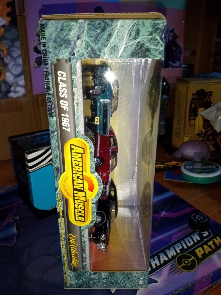 ERTL COLECCIONABLES AMERICAN MUSCLE CLASS DE 1967 CAMARO MUSTANG PONTIAC PAQUETE DE 3 Foto 2 de 4