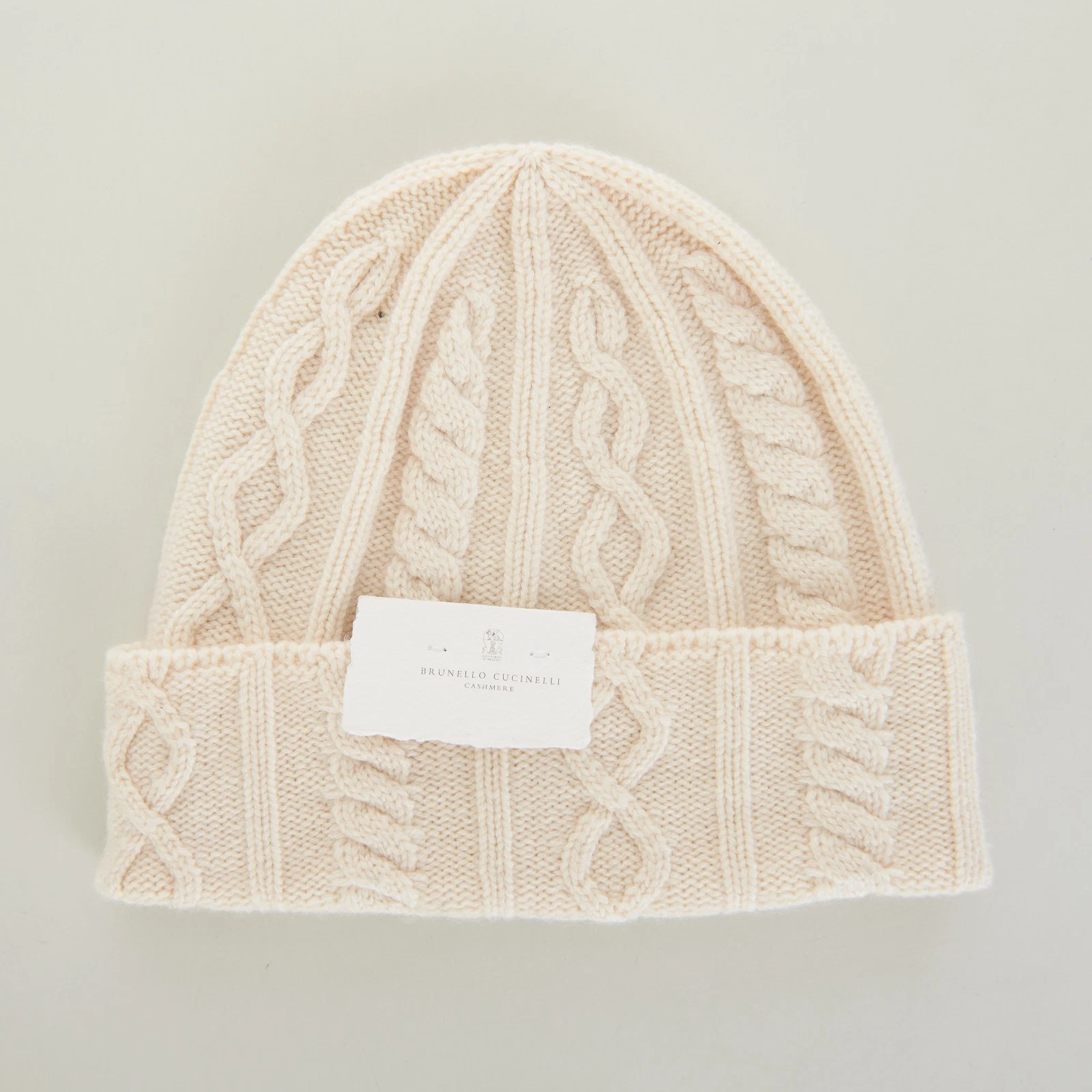 Brunello Cucinelli — BRUNELLO CUCINELLI 790$ Women's Cashmere Cable Knit Beanie