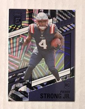 2022 Panini Donruss Elite - Rookies Pierre Strong Jr.  SSP Razzle Dazzle (RC)