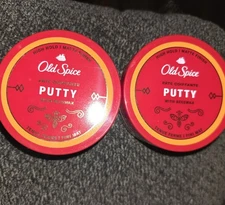 Old Spice Hair Putty With Beeswax High Hold Matte Finish 2.22 oz Tub Lot of 2