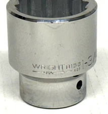 WRIGHT 8156 1"DR 1-3/4" 12PT Standard Socket